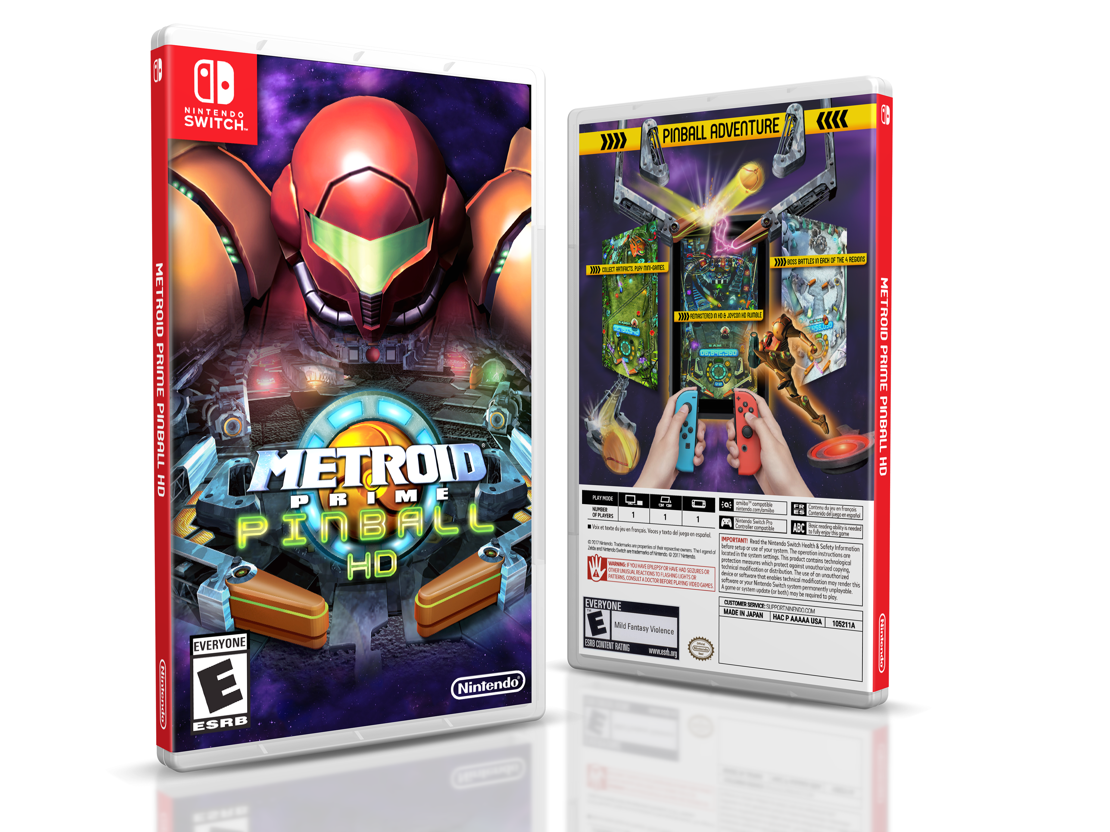 Metroid Prime Pinball HD box cover