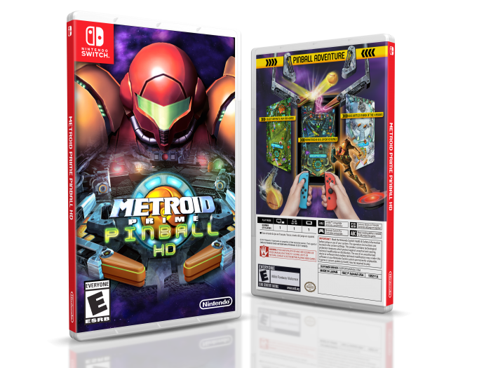 Metroid Prime Pinball HD box art cover