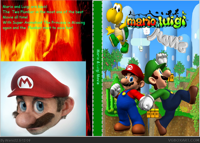 Mario and Luigi Movie box art cover