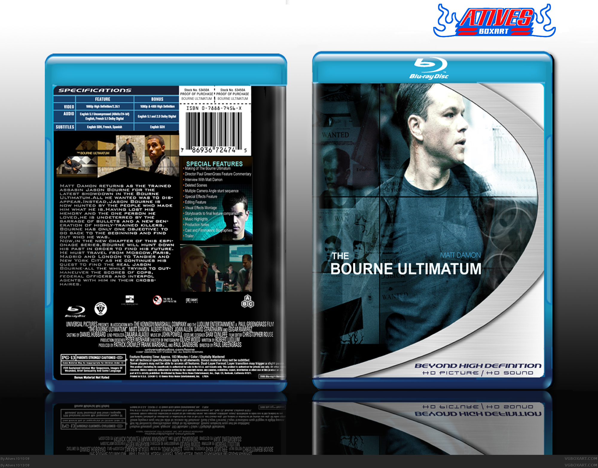 The Bourne Ultimatum box cover