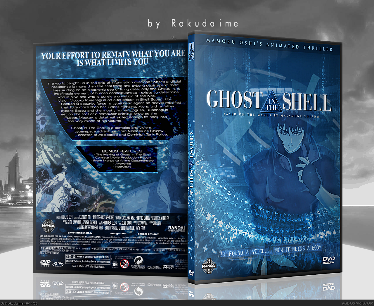 Ghost In The Shell box cover