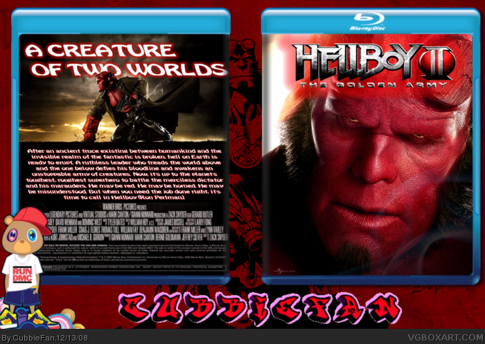 Hellboy 2:  The Golden Army box art cover