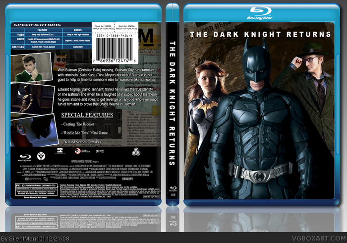 The Dark Knight Returns box art cover