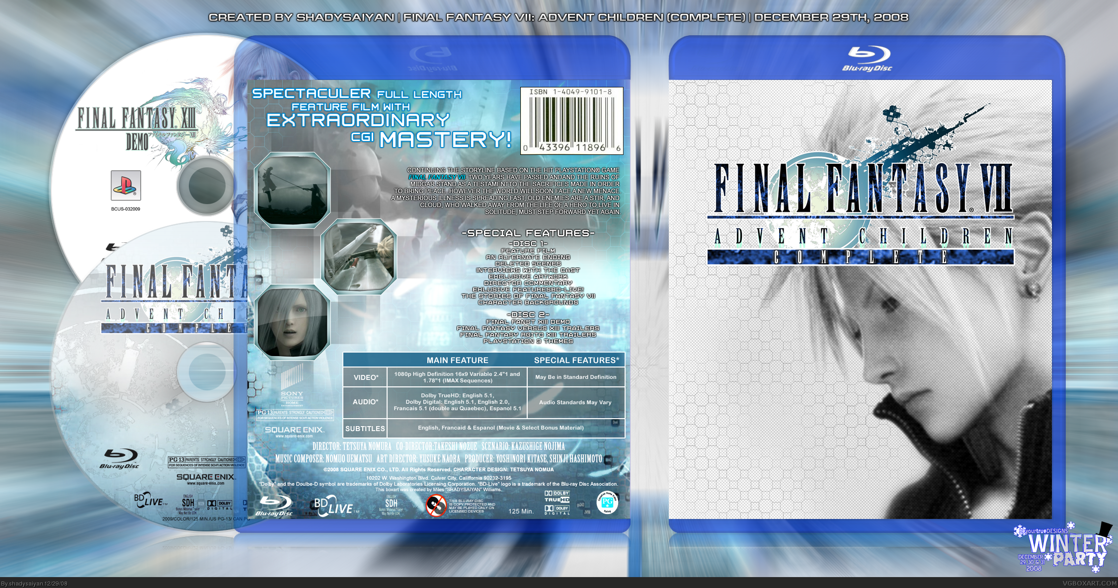 Final Fantasy VII: Advent Children (Complete) box cover