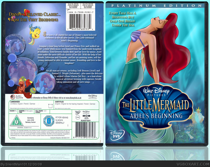 The Little Mermaid: Ariel's Beginning box art cover