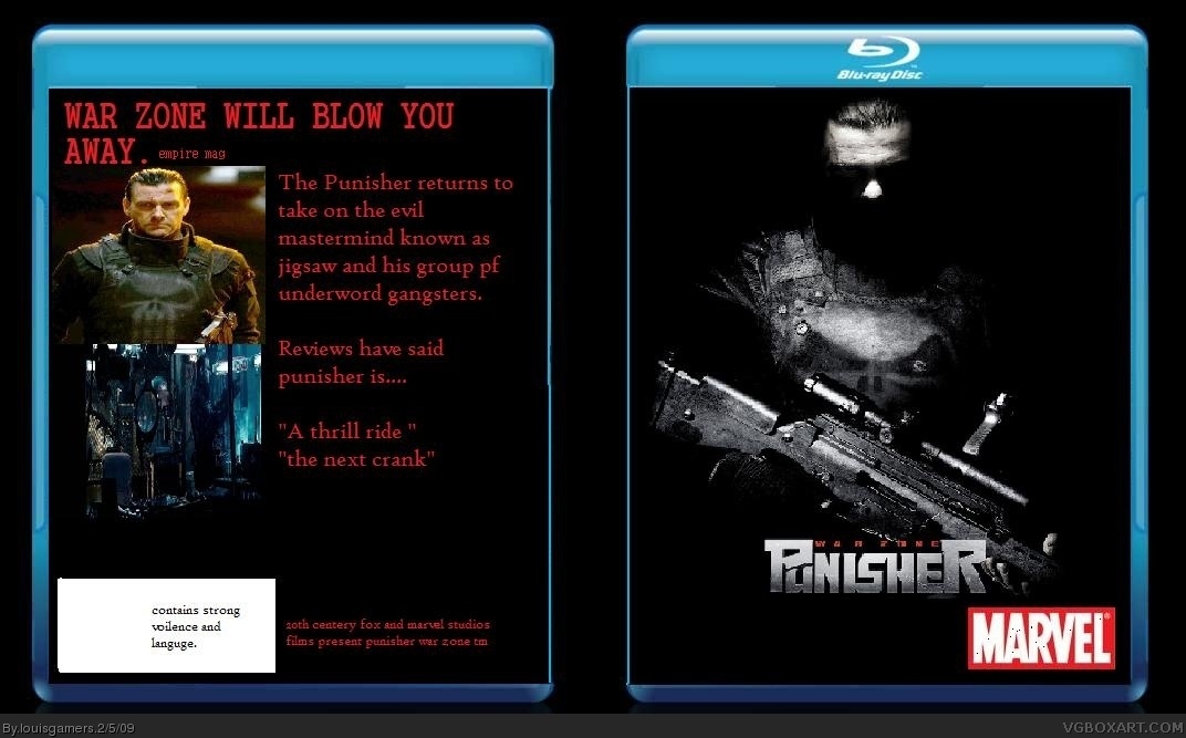 Punisher: War Zone box cover
