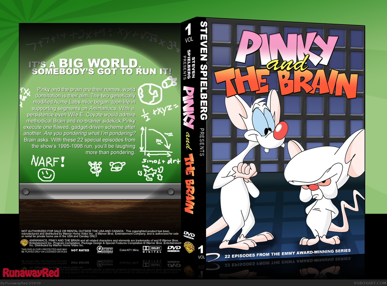 Pinky and the Brain: Volume 1 box cover