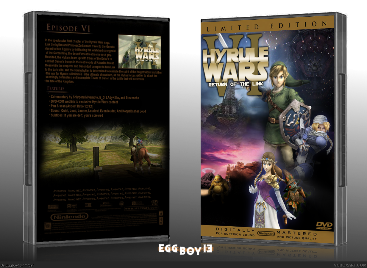 Hyrule Wars: The Return Of The Link box cover