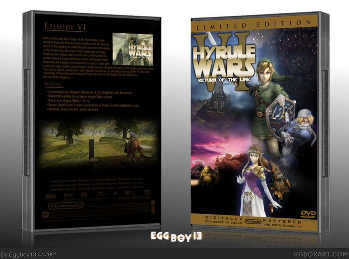 Hyrule Wars: The Return Of The Link box art cover