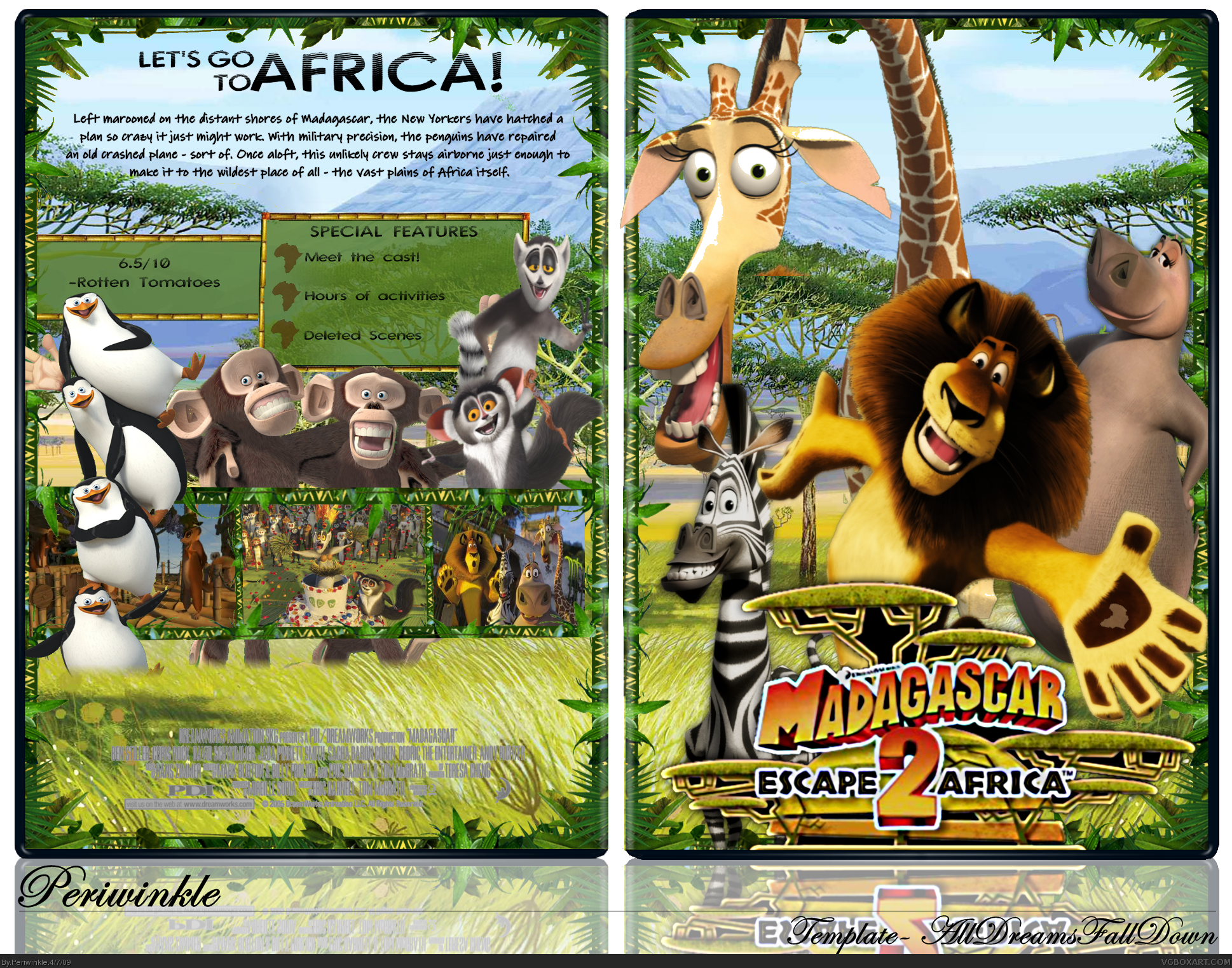 Madagascar 2: Escape 2 Africa box cover