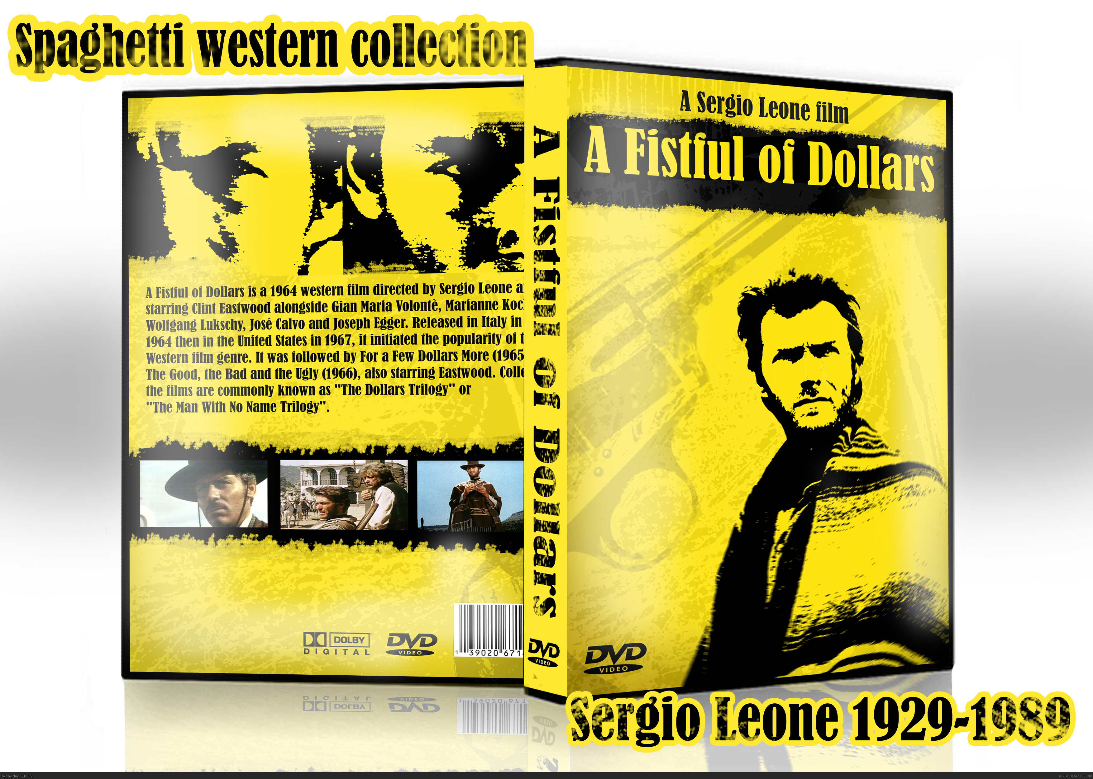 A fistful of dollars box cover