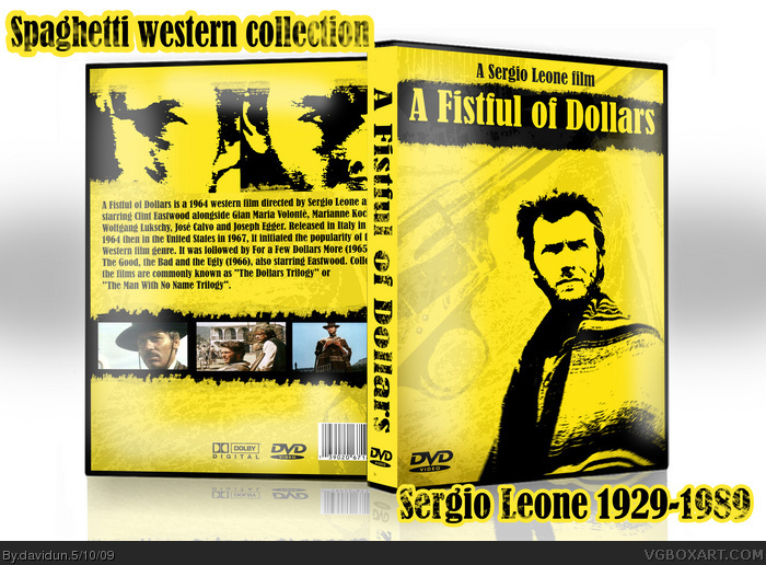 A fistful of dollars box art cover