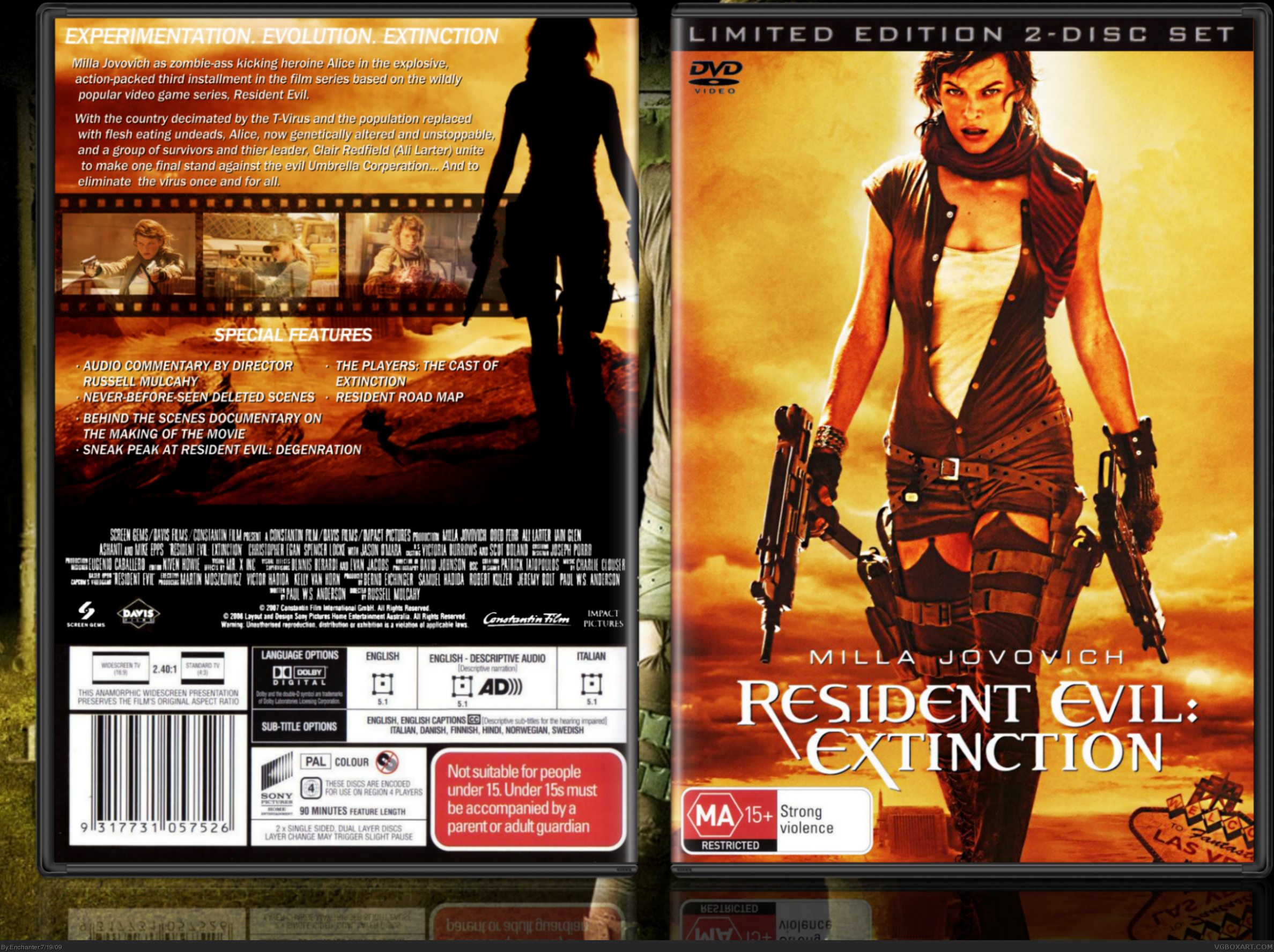 Resident Evil: Extinction box cover