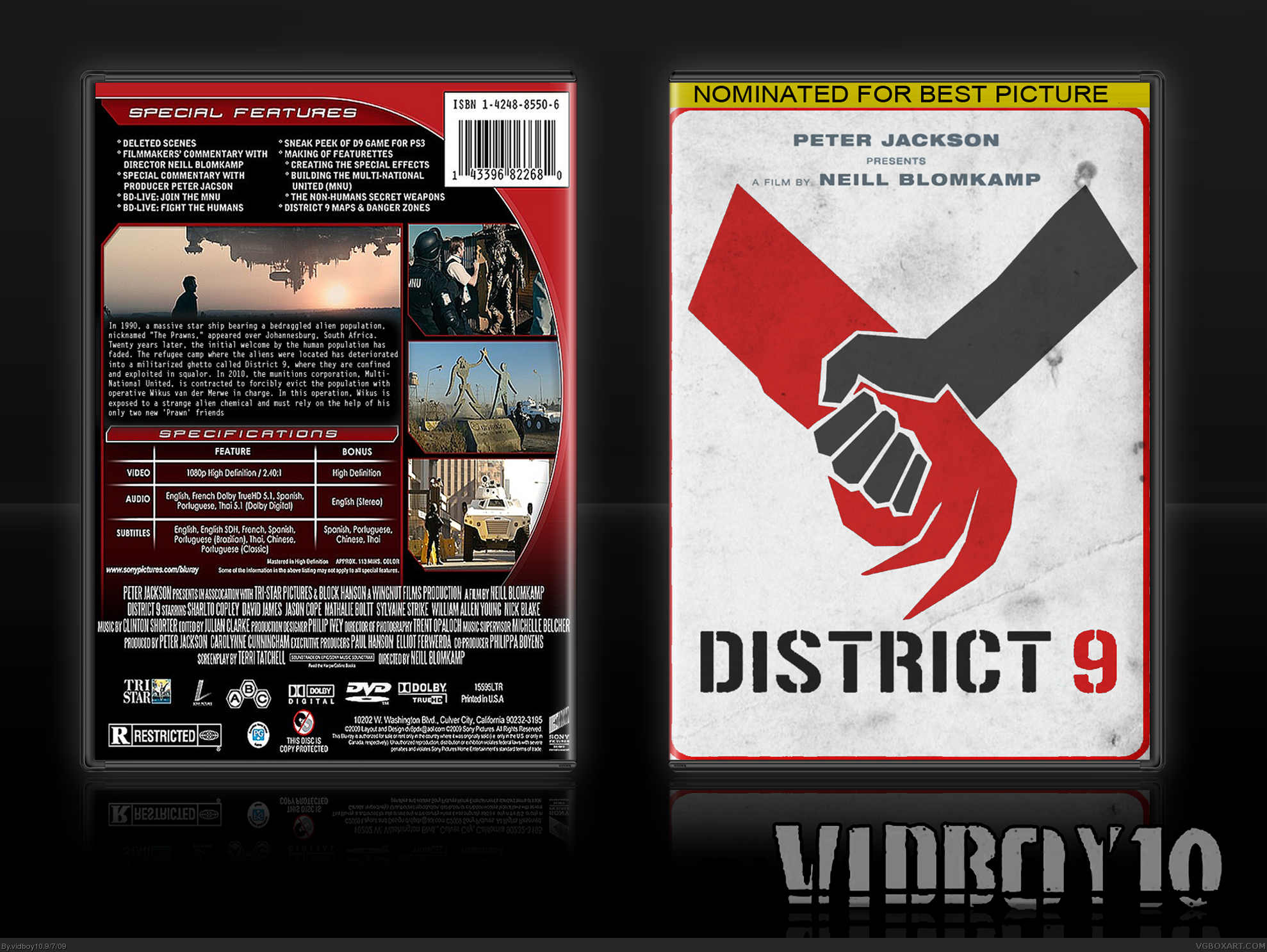 District 9 box cover