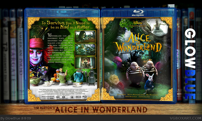 Alice in Wonderland box art cover