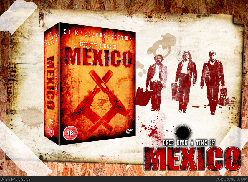 Once upon a time in Mexico box cover