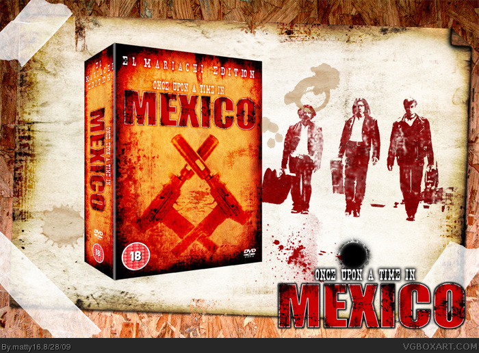 Once upon a time in Mexico box art cover