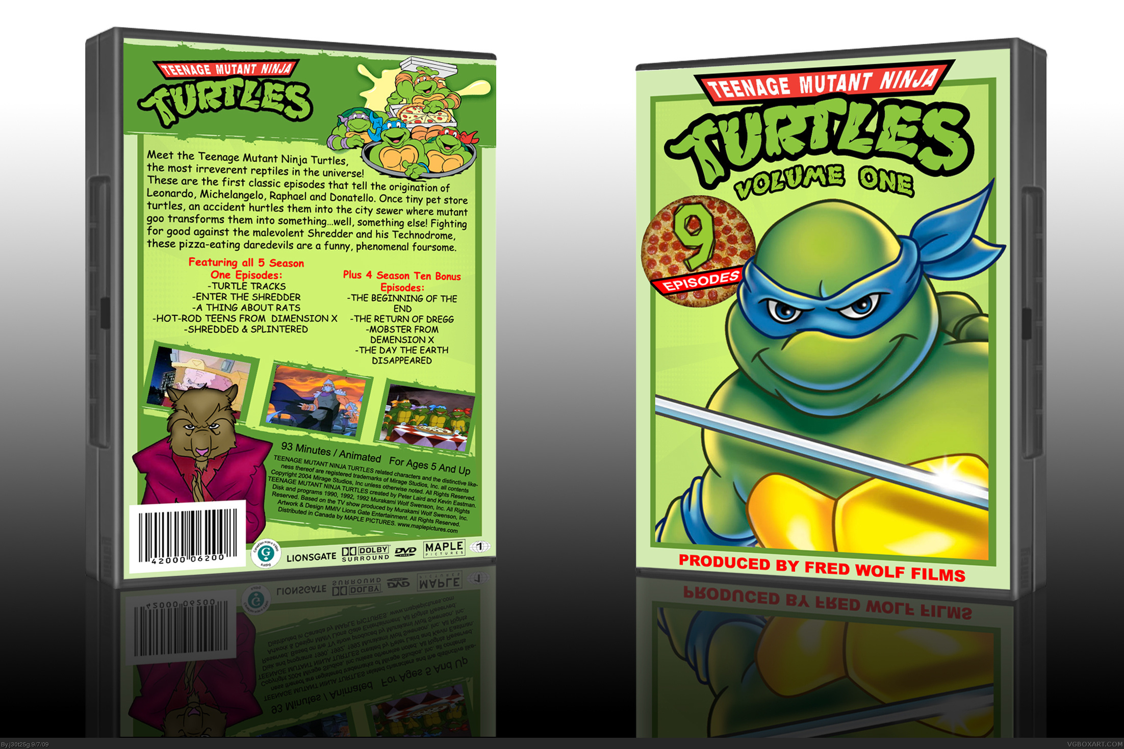 Teenage Mutant Ninja Turtles: Volume 1 box cover