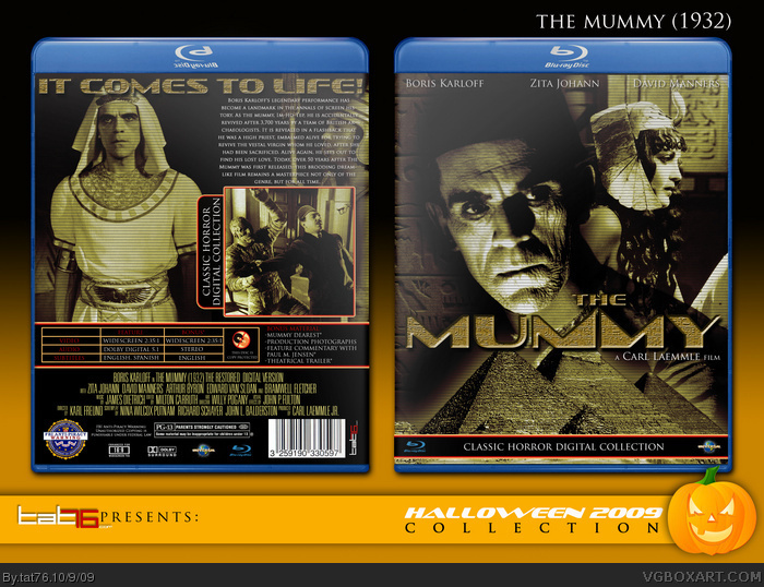 The Mummy (1932) box art cover