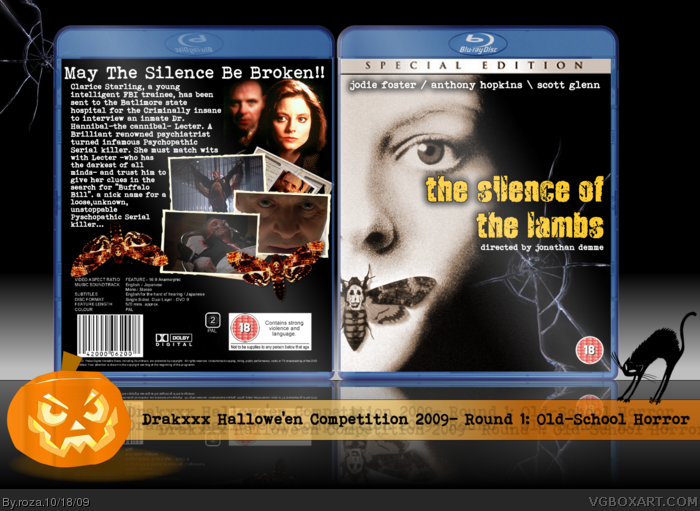 The Silence of the Lambs box art cover