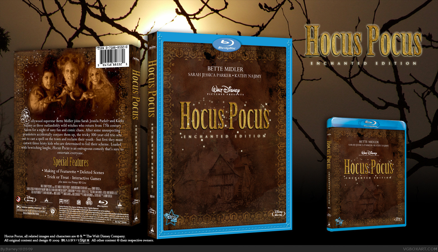Hocus Pocus Blu-ray box cover