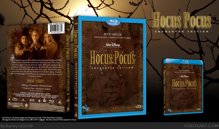 Hocus Pocus Blu-ray box art cover