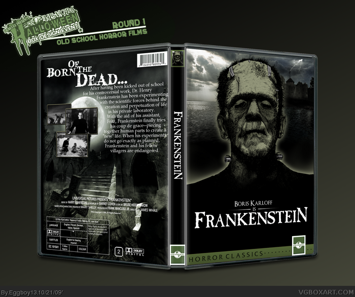 Frankenstein box art cover