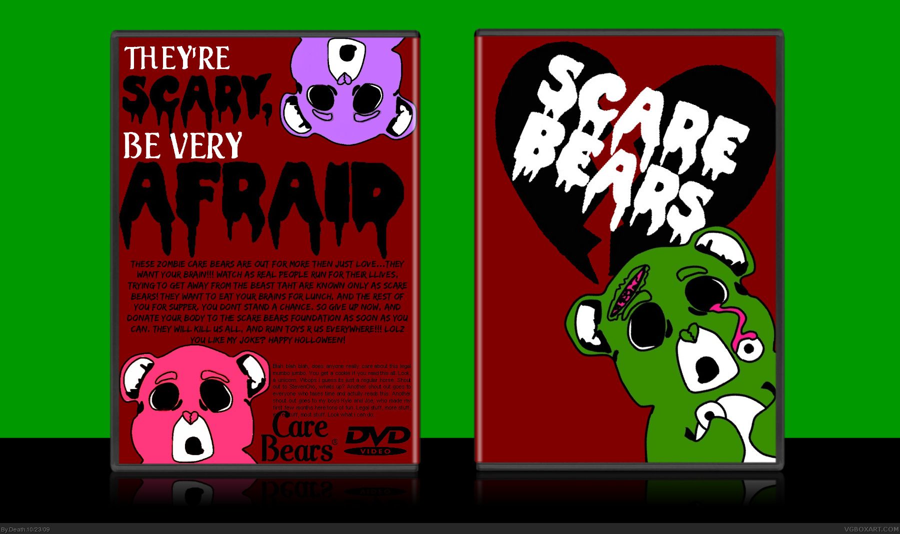 Scare Bears box cover