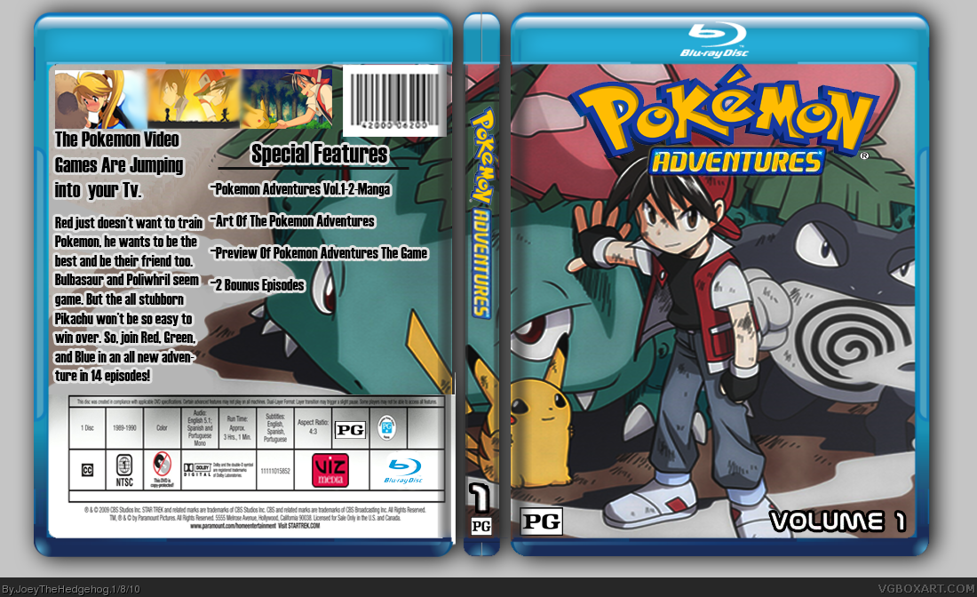 Pokemon Adventures Volume 1 box cover