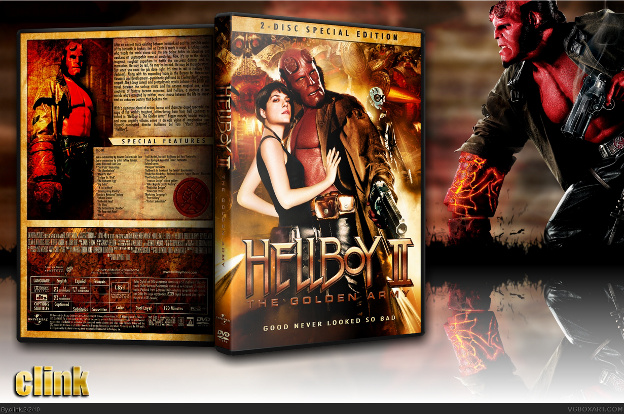 Hellboy II: The Golden Army box cover