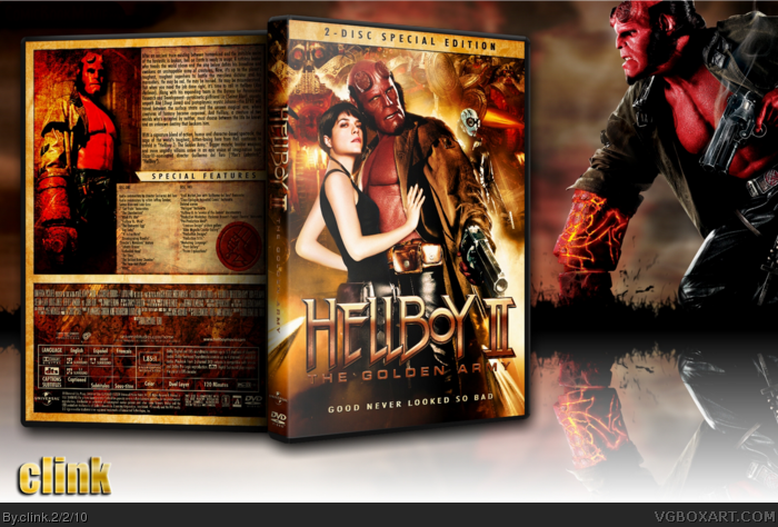 Hellboy II: The Golden Army box art cover