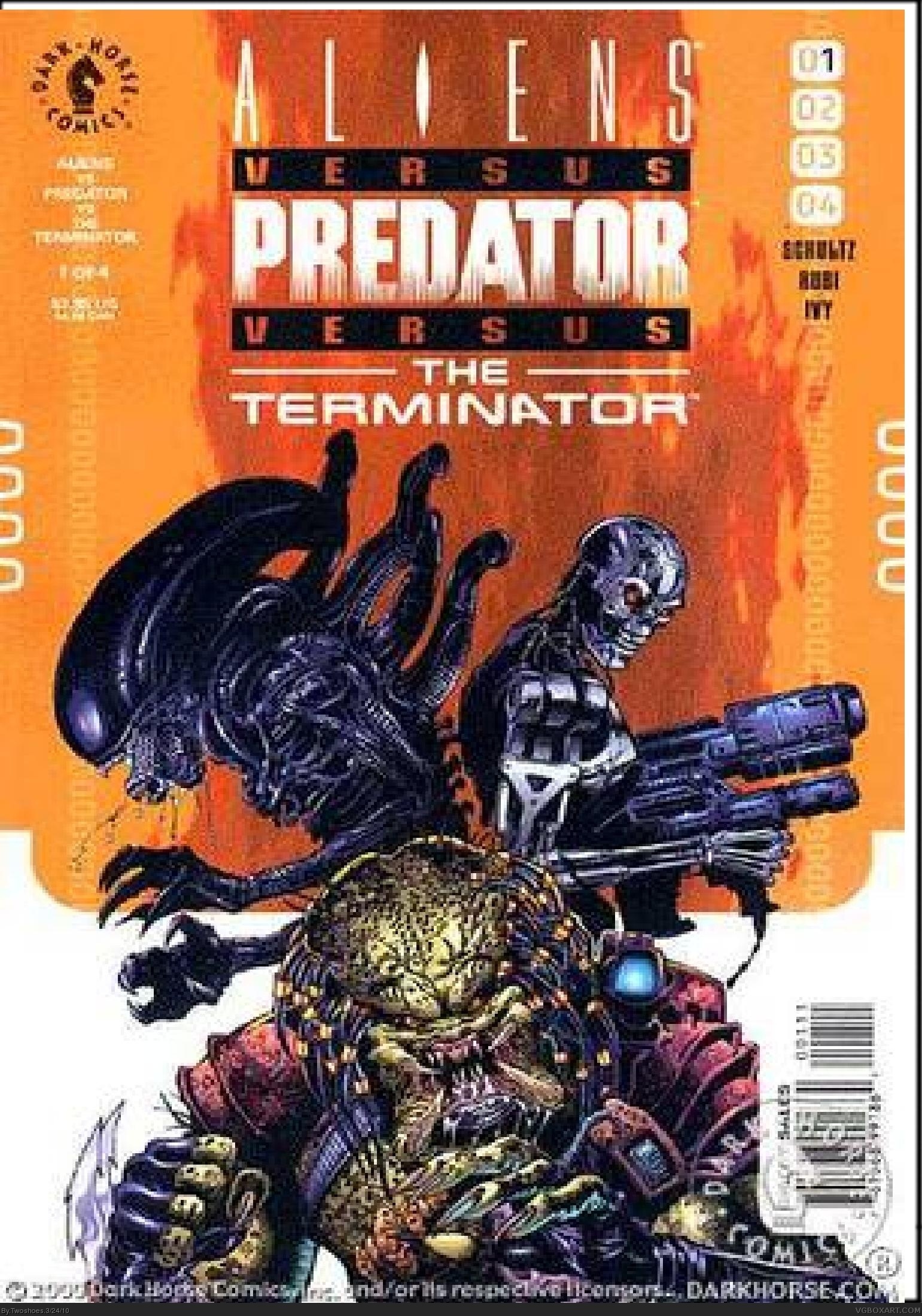 AvPvT: Aliens Vs Predator Vs The Terminator box cover