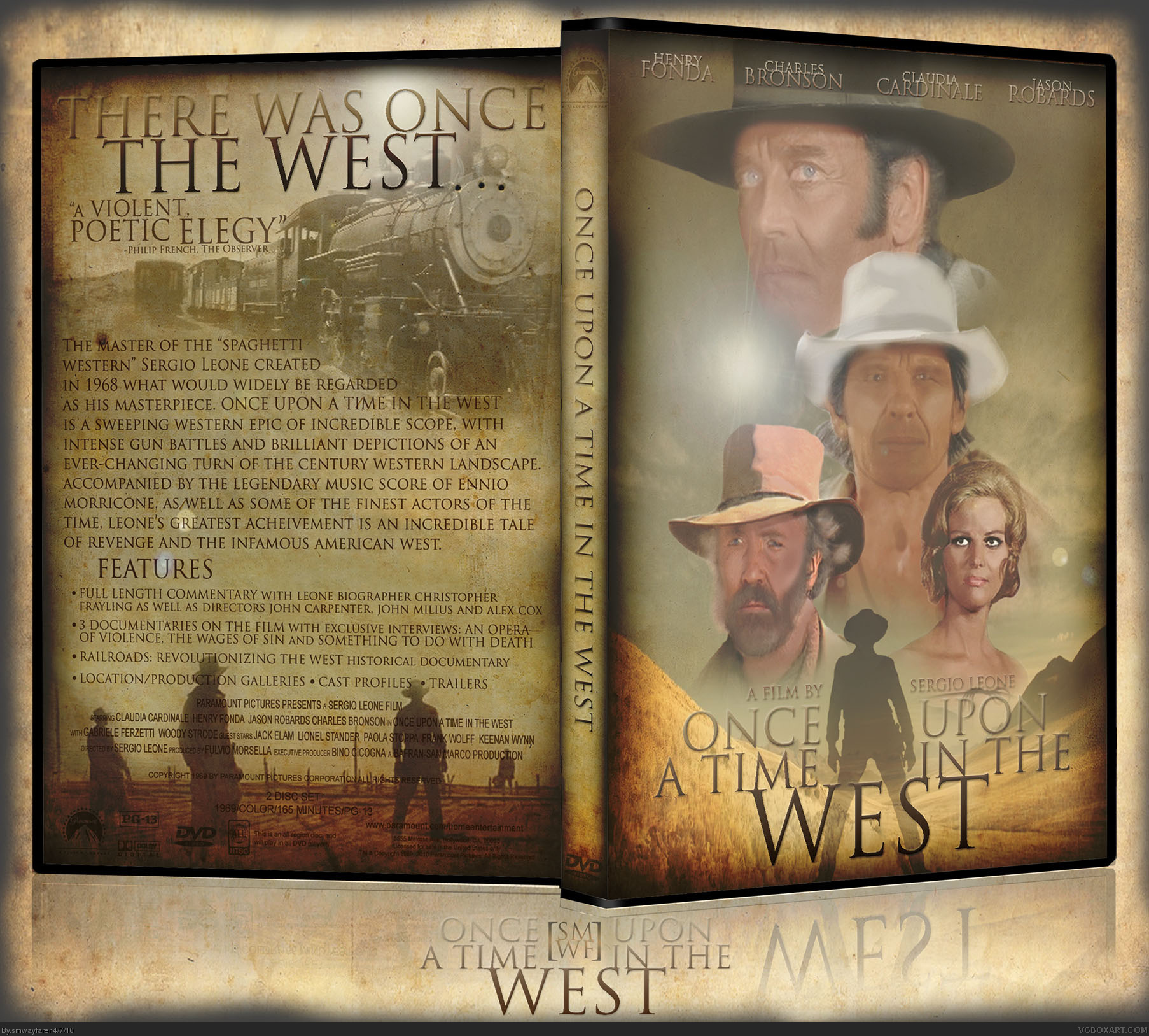 Once Upon a Time in the West box cover