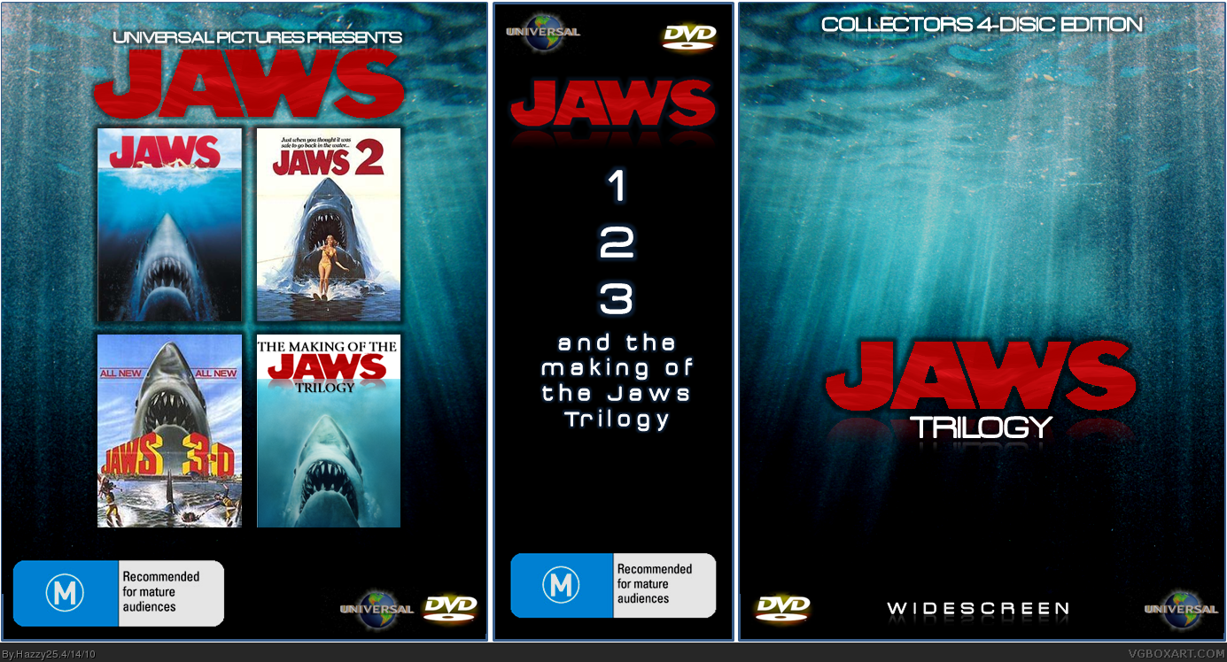 The Jaws Trilogy box cover