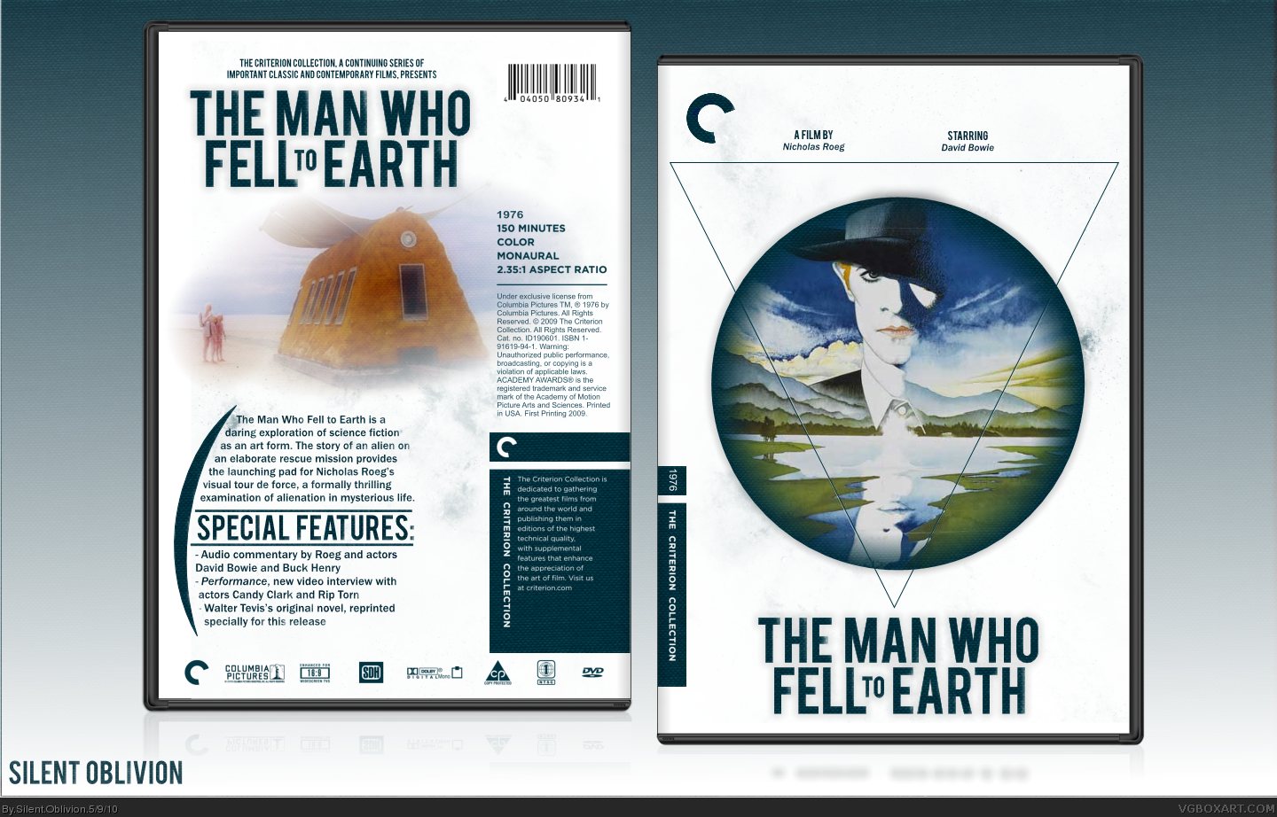 The Man Who Fell To Earth box cover