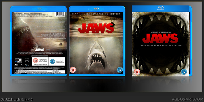 JAWS box art cover