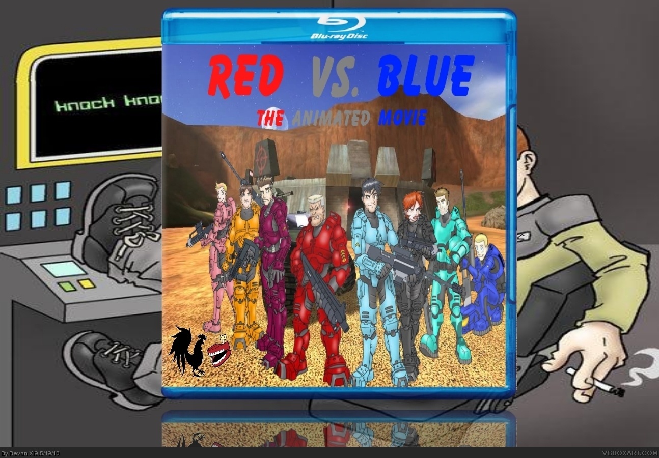 Red vs. Blue The animated movie. box cover