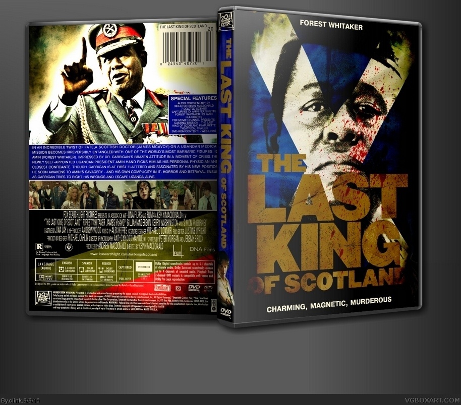 The Last  King Of Scotland box cover