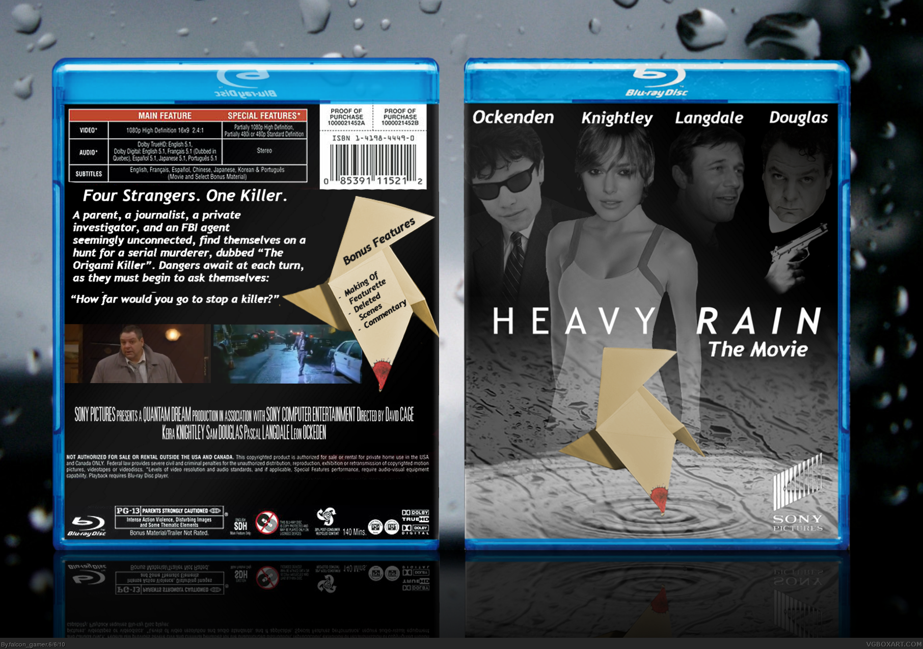 Heavy Rain The Movie box cover