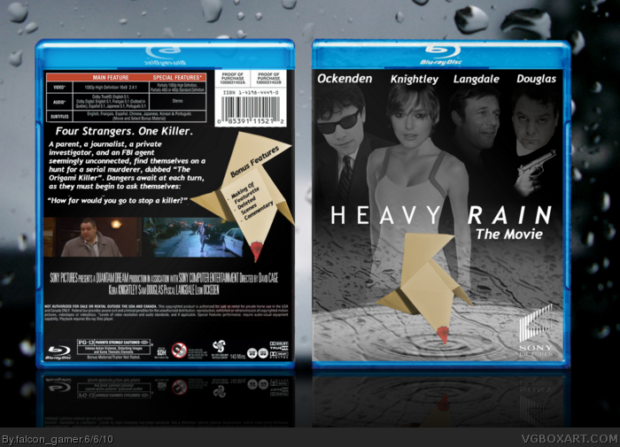 Heavy Rain The Movie box art cover