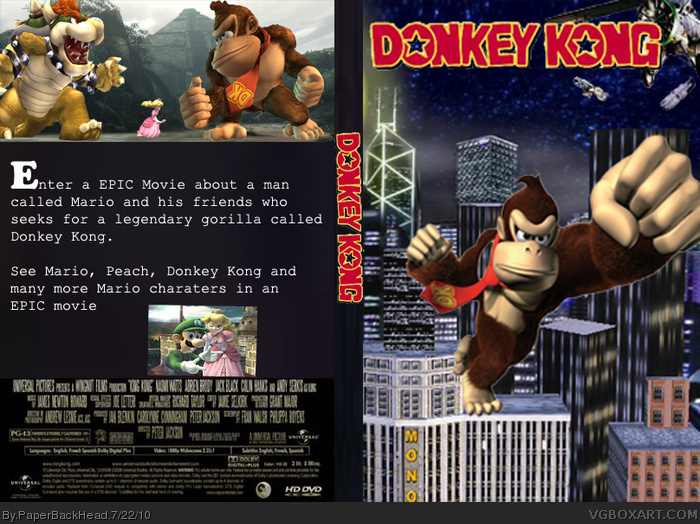 Donkey Kong box art cover