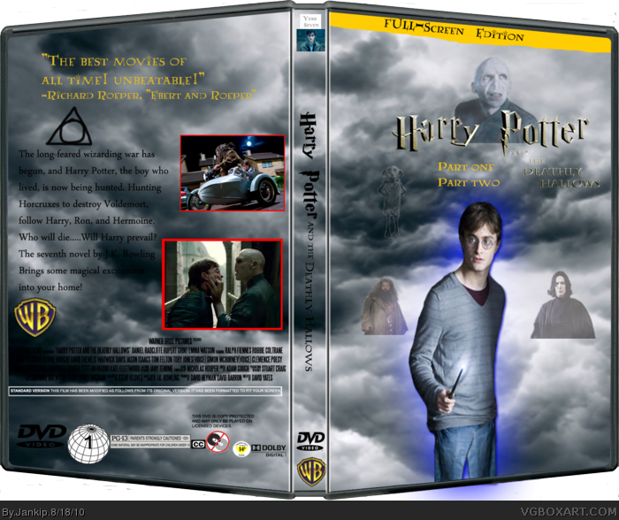 Harry Potter and the Deathly Hallows box art cover
