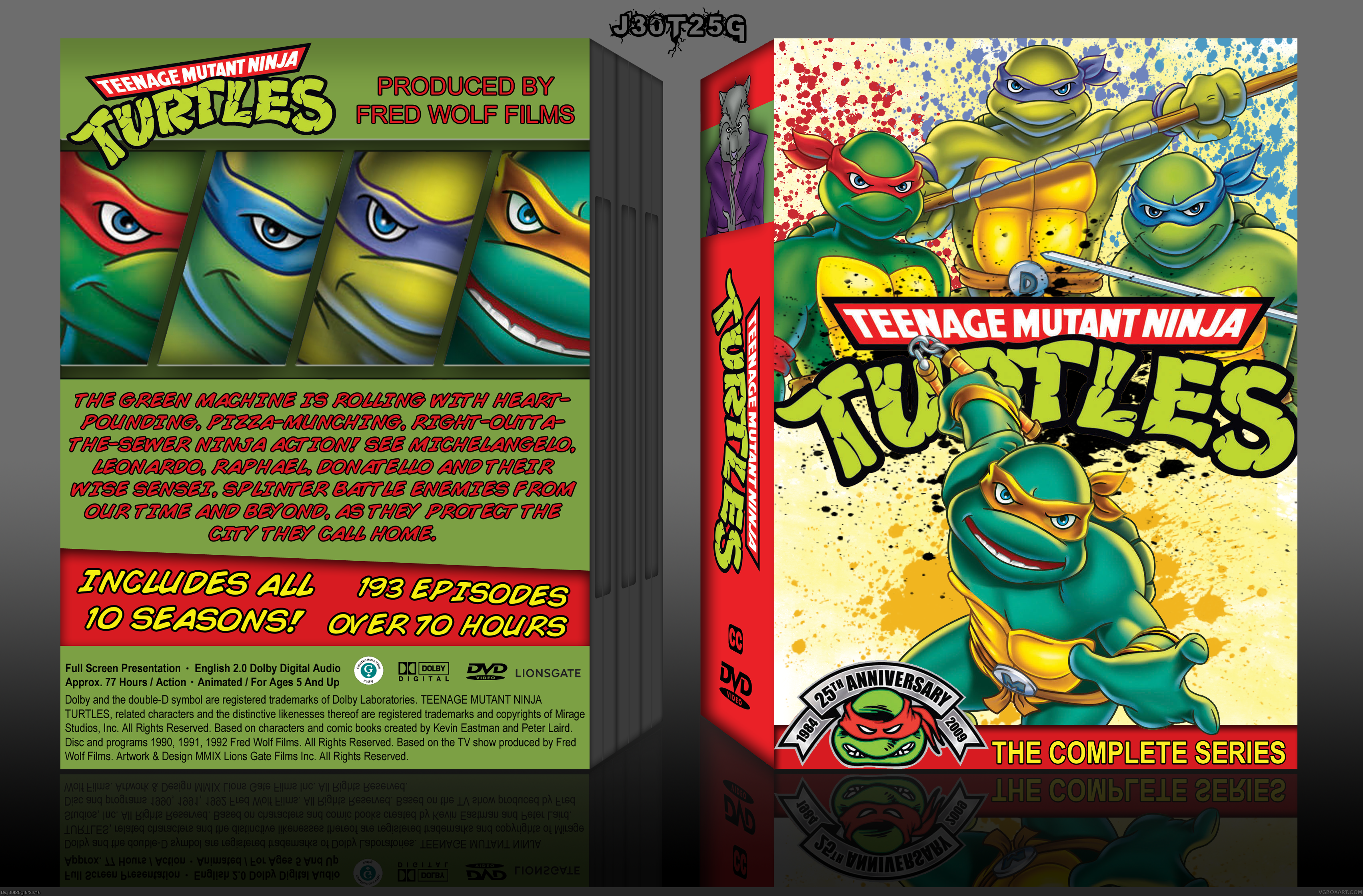 Teenage Mutant Ninja Turtles: The Complete Serise box cover