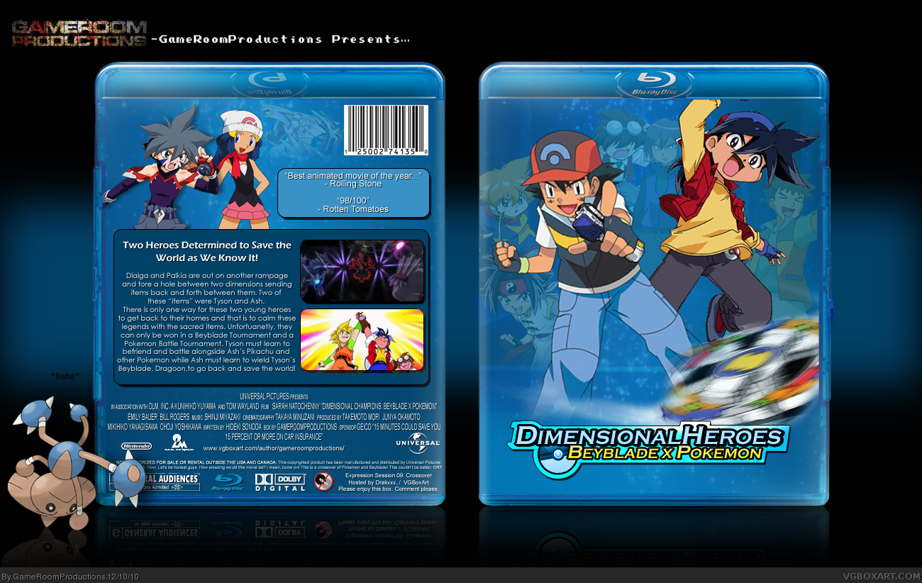 Dimensional Heroes: Beyblade x Pokemon box cover