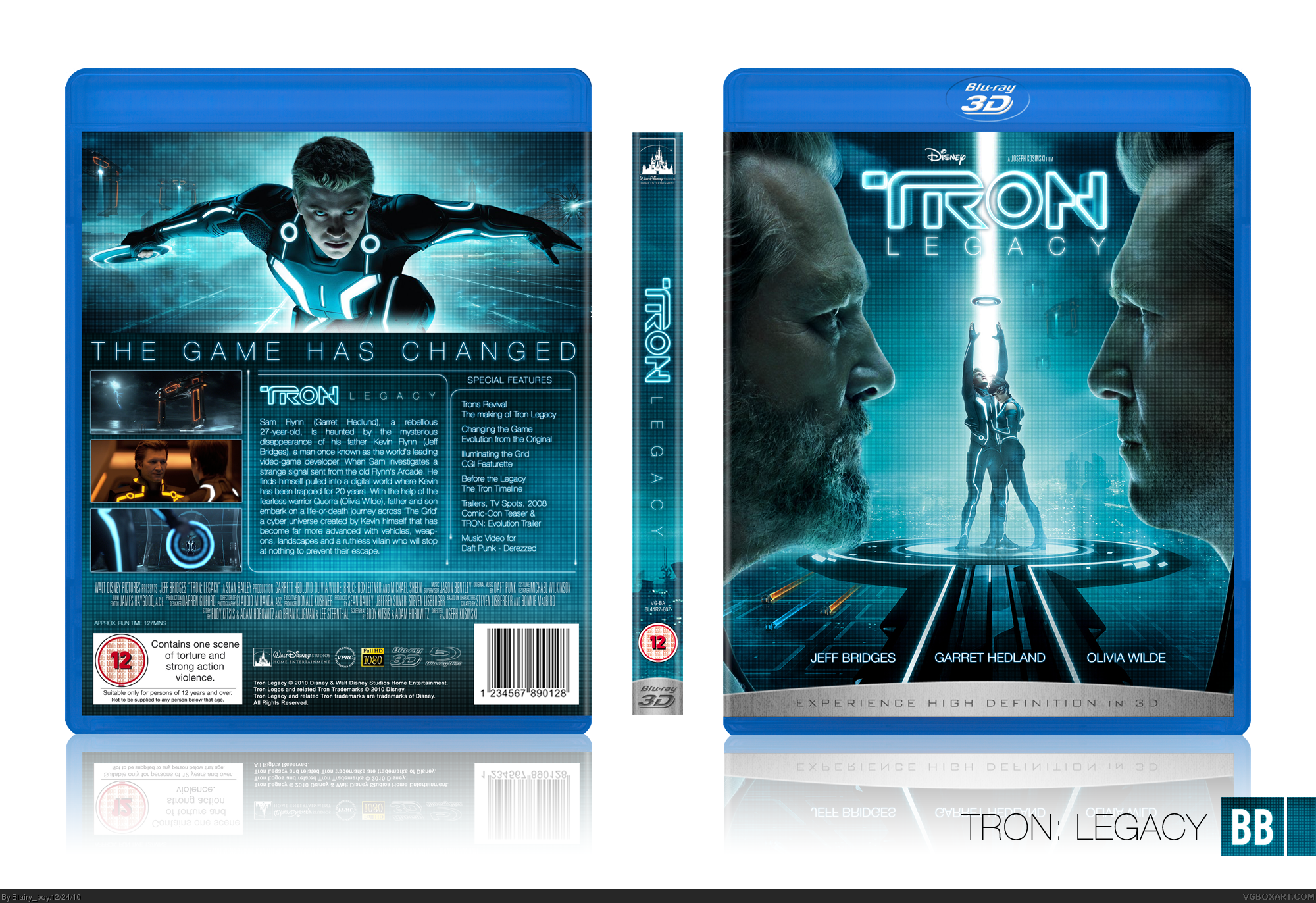 Tron Legacy box cover