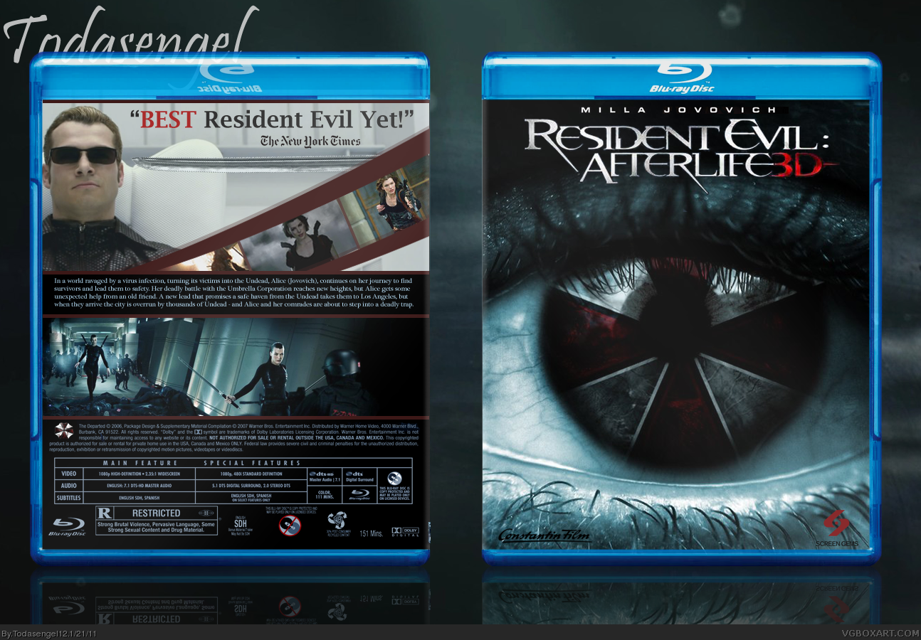 Resident Evil : Afterlife box cover