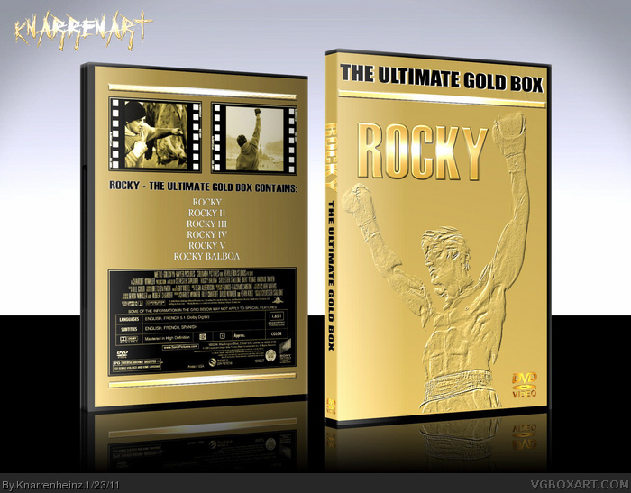 Rocky - The Ultimate Gold Box box art cover