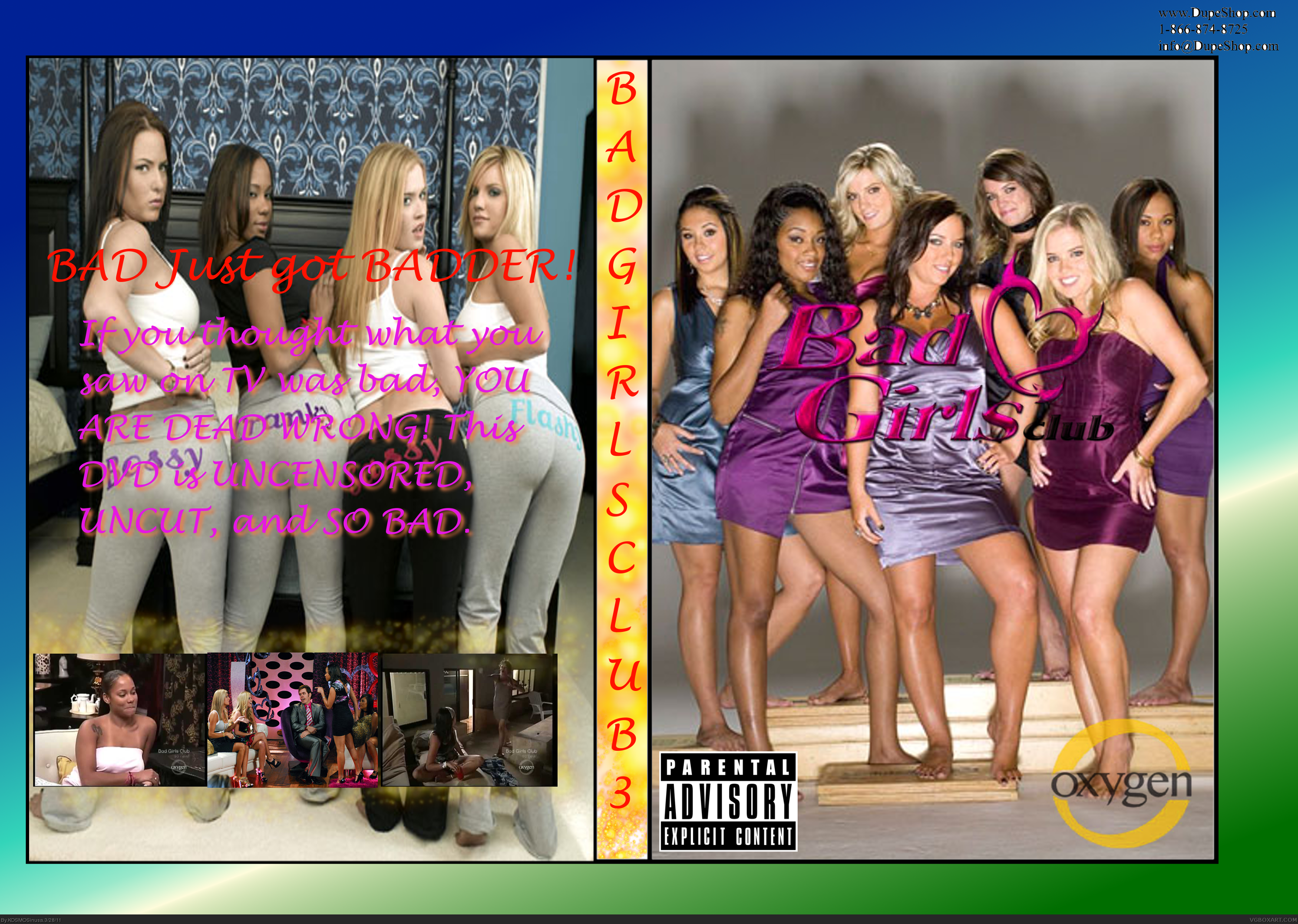 Bad Girls Club Season 3 DVD box cover