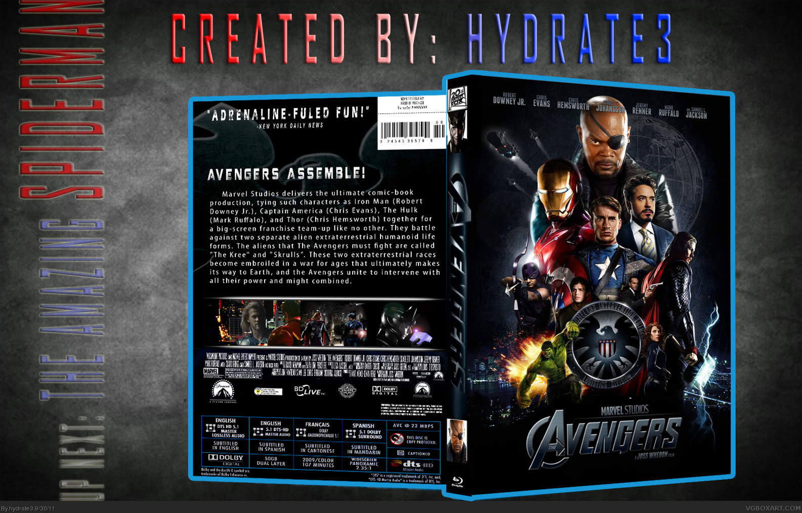 The Avengers box cover