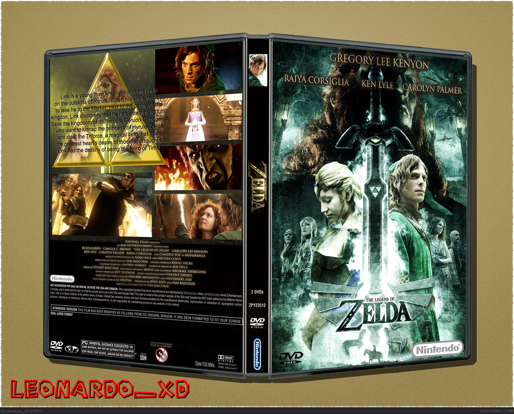 The Legend Of Zelda box cover